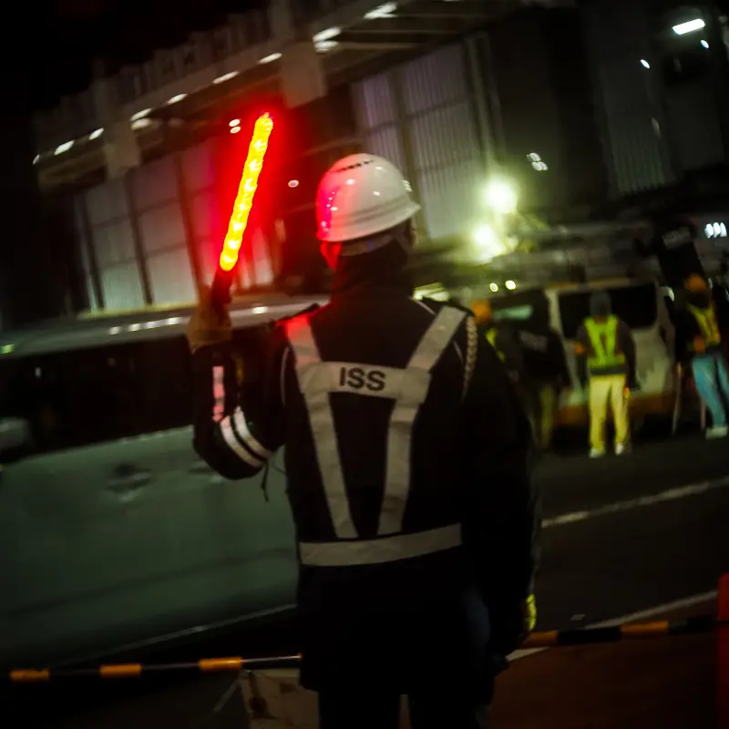 Tokyo street worker